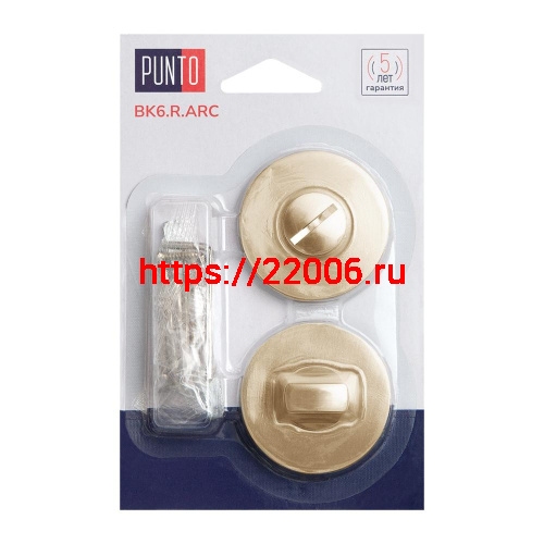 Ручка Punto (Пунто) поворотная BK6.R.ARC.R52 (BK6 ARC) SSG-39 сатин.золото фото 2 Ручка Punto (Пунто) поворотная BK6.R.ARC.R52 (BK6 ARC) SSG-39 сатин.золото фото 2