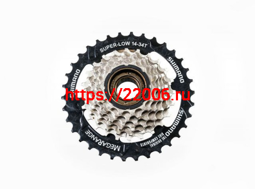 Звезда задняя 7-ск трещетка 14-34 Shimano MF-TZ31 Megarenge 3002601-8А