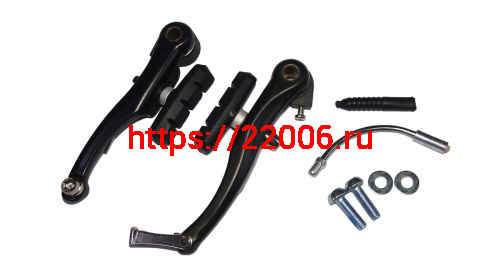 Тормоз V-brake передний, алюминий,TREKKING/CITY/MTB, рамки 110мм, направляющая 90 (EVВ -08) Тормоз V-brake передний, алюминий,TREKKING/CITY/MTB, рамки 110мм, направляющая 90 (EVВ -08)