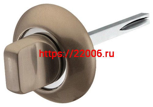 Ручка Fuaro (Фуаро) поворотная BKW8.R.RM54 (BKW8 RM) SN/CP-3 матовый никель/хром Ручка Fuaro (Фуаро) поворотная BKW8.R.RM54 (BKW8 RM) SN/CP-3 матовый никель/хром