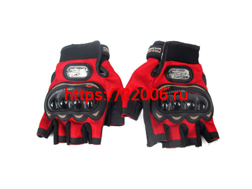 Перчатки без пальцев Probiker MCS04 (М) красный Перчатки без пальцев Probiker MCS04 (М) красный