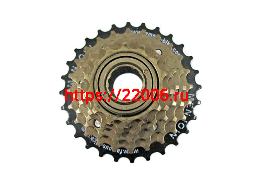 Звезда задняя 6-ск EDX6 черная аналог Shimano 3002601-6