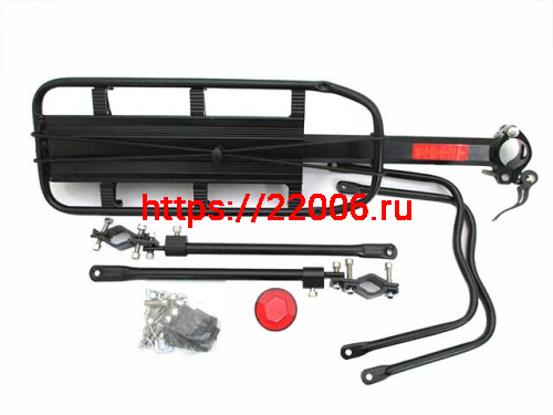 Багажник для велосипеда 24"-28″, до 100кг Багажник для велосипеда 24"-28″, до 100кг