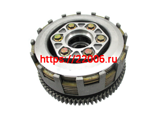 Барабан (корзина) сцепления в сб. 70 зуба CG250, TTR250 Барабан (корзина) сцепления в сб. 70 зуба CG250, TTR250