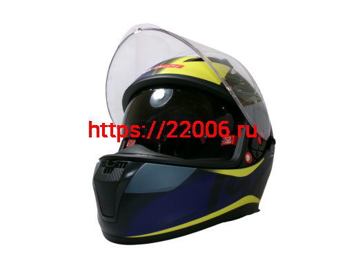 Шлем TVS RACING (Индия) STREET D/V DULL BLACK M.BLUE размер L, + пинлок в комплекте, очки фото 7 Шлем TVS RACING (Индия) STREET D/V DULL BLACK M.BLUE размер L, + пинлок в комплекте, очки фото 7
