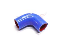 Патрубок расширит. бачка КАМАЗ, силикон.,синий,армир. L150мм,d31мм. (HH030)