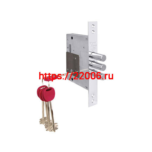 Замок Kale kilit (Кале килит) врезной сувальдный 257/L, 5 кл. (кл. 60 мм)