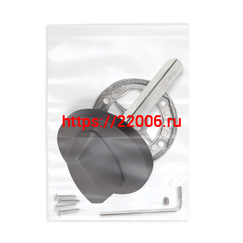 Ручка Fuaro (Фуаро) поворотная BKW8x75.R.RLR52 GR-23 графит фото 2 Ручка Fuaro (Фуаро) поворотная BKW8x75.R.RLR52 GR-23 графит фото 2