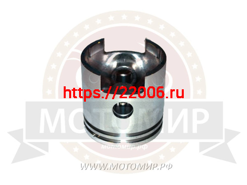 Поршень 2х такт Веломотор F80 "Газуля" 47 мм палец на 11 голый (старого обр.)