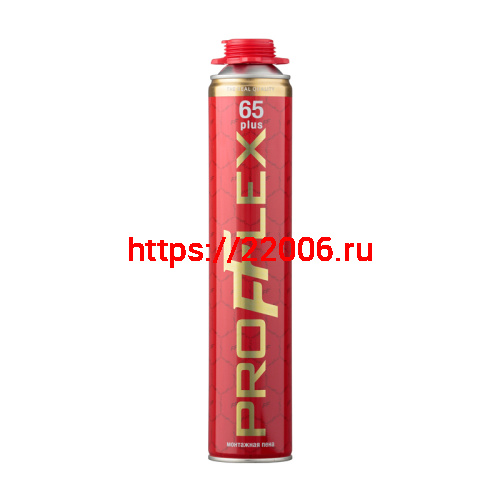 Пена монтажная PROFFLEX PRO RED Plus 65л зимняя Пена монтажная PROFFLEX PRO RED Plus 65л зимняя