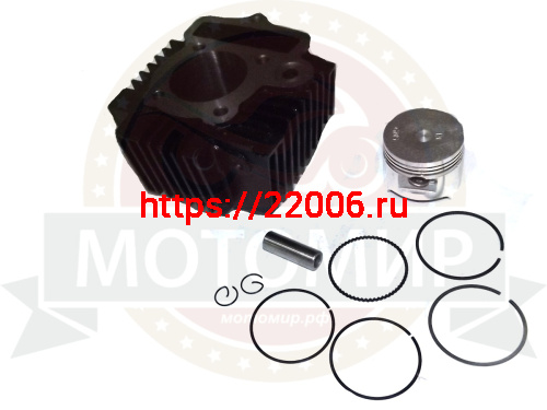 Цилиндр в сборе "Альфа, Zodiak50" 39 мм (цилиндр+поршень+палец+кольца) фото 2 Цилиндр в сборе "Альфа, Zodiak50" 39 мм (цилиндр+поршень+палец+кольца) фото 2