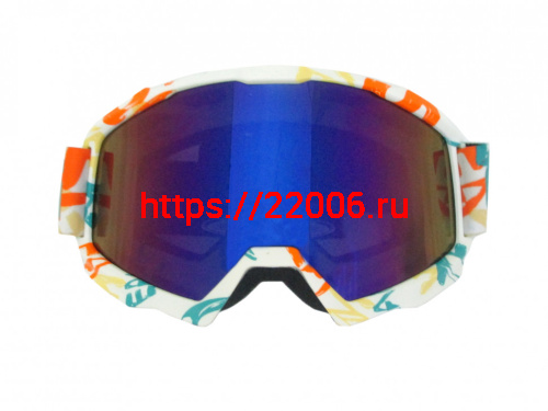 Очки 815-189 оправа белая, линза синяя Очки 815-189 оправа белая, линза синяя