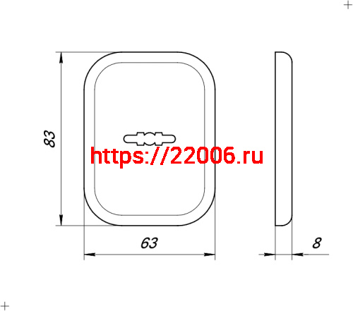 Накладка Fuaro (Фуаро) на сувальдный замок ESC.S.XL/K.486SSC (SC 486-S SQ XL) со шторкой сатинированный хром (1шт) фото 3 Накладка Fuaro (Фуаро) на сувальдный замок ESC.S.XL/K.486SSC (SC 486-S SQ XL) со шторкой сатинированный хром (1шт) фото 3
