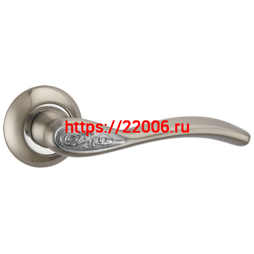 Ручка Punto (Пунто) раздельная R.TL54.RUMBA (RUMBA TL) SN/CP-3 матовый никель/хром Ручка Punto (Пунто) раздельная R.TL54.RUMBA (RUMBA TL) SN/CP-3 матовый никель/хром