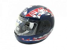 Мотошлем 807 синий