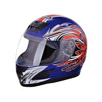 Мотошлем YM-802 синий (М)