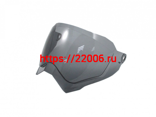 Стекло для мотошлема TX-27 темно-дымчатое Стекло для мотошлема TX-27 темно-дымчатое