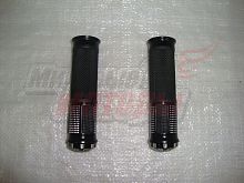 Ручки руля алюминевые тюнинг (фиолетовые) 130*34*22