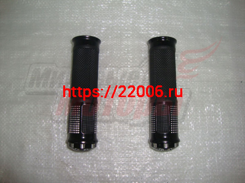 Ручки руля алюминевые тюнинг (фиолетовые) 130*34*22