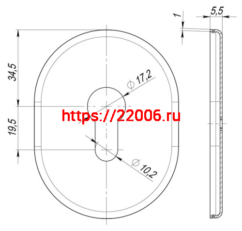 Накладка Fuaro (Фуаро) на цилиндр ESC.C.SF/OV.473 (ESC 473) AB зелёная бронза фото 3 Накладка Fuaro (Фуаро) на цилиндр ESC.C.SF/OV.473 (ESC 473) AB зелёная бронза фото 3