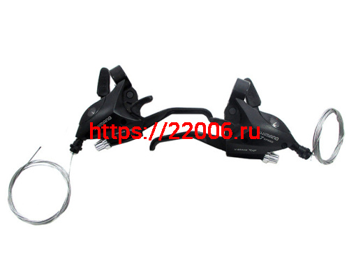 Комплект ручек перекл.скор.Index (моноблок черн.)3*7 аналог Shimano EF50 3132666-12