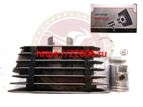 Поршневая группа Минск с поршнем, с пальцем, с кольцами (ТПК "МотоМир")(кол-во в коробке 8 шт)