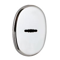 Накладка Fuaro (Фуаро) на сувальдный замок ESC.S-auto.ECO/OV.477 (ESC 477 eco) с авт. шторками CP хром