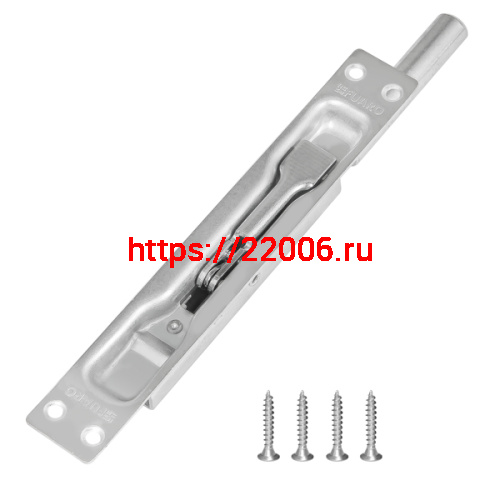 Задвижка Fuaro (Фуаро) торцевая RIGEL-set/160 D12x80mm (TDB set 160-24) в комплекте с ригелем фото 3