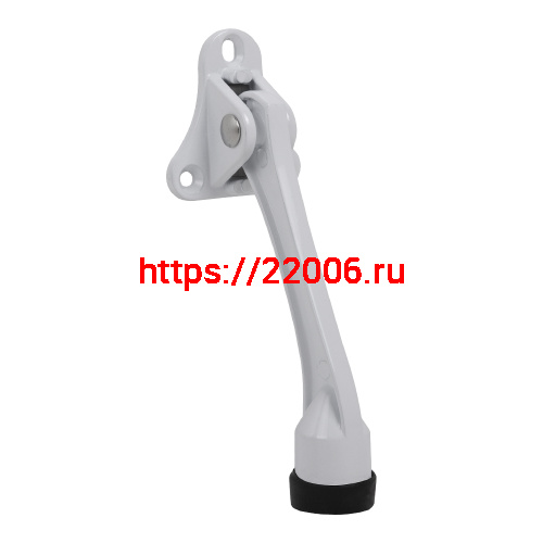 Упор Fuaro (Фуаро) дверной напольный STOPPER-100 WH (белый) козья ножка Упор Fuaro (Фуаро) дверной напольный STOPPER-100 WH (белый) козья ножка