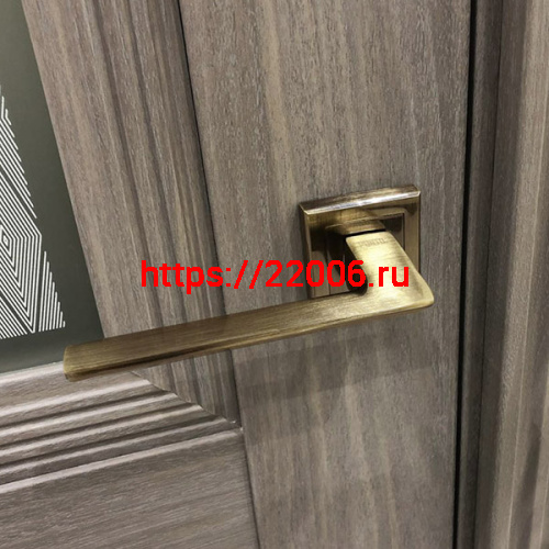 Ручка Punto (Пунто) раздельная K.QL52.BLADE (BLADE QL) ABG-6 зеленая бронза фото 4