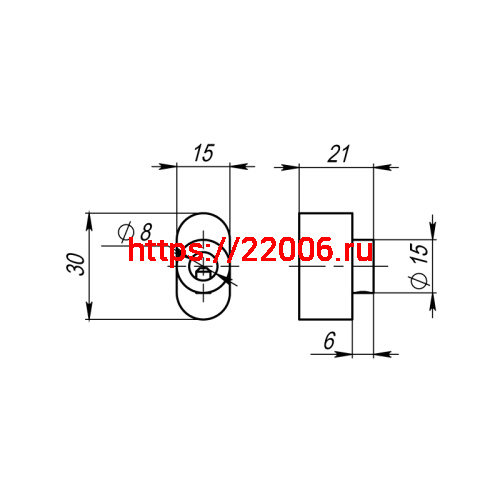 Вертушка Armadillo (Армадилло) на шток цилиндра T.Knob-S (CB-S) MWSC-33 итальянский тисненый фото 3 Вертушка Armadillo (Армадилло) на шток цилиндра T.Knob-S (CB-S) MWSC-33 итальянский тисненый фото 3