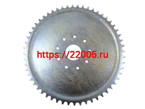 Звезда задняя на веломотор 56 зубьев Звезда задняя на веломотор 56 зубьев