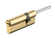 Цилиндровый механизм Kale kilit (Кале килит) под вертушку (дл.шток) 164 SX/66 (30+10+26) mm латунь 5 кл.