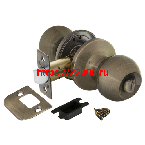 Ручка Fuaro (Фуаро) защелка DK672/BL AB-BK (672/BL AB-B) (фик.) бронза Ручка Fuaro (Фуаро) защелка DK672/BL AB-BK (672/BL AB-B) (фик.) бронза