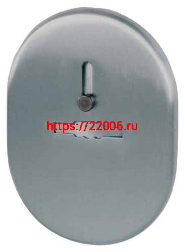 Накладка Fuaro (Фуаро) на сувальдный замок ESC.S-lift.SF/OV.476 (ESC 476) с шторкой SN мат.никель