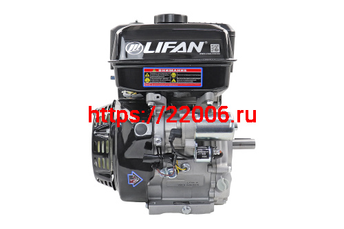 Двигатель LIFAN 13 л.с. 188FD (389cc, 9,5 кВт, бенз., вал d25) + электростартер фото 4