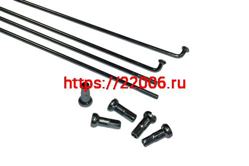 Спицы велосипедные с ниппелем 142мм (компл.-144шт) фото 3 Спицы велосипедные с ниппелем 142мм (компл.-144шт) фото 3