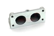 Патрубок карбюратора 2V80F для 2х карбюраторов угловой (17226-A2412-0001) (LIFAN оригинал)