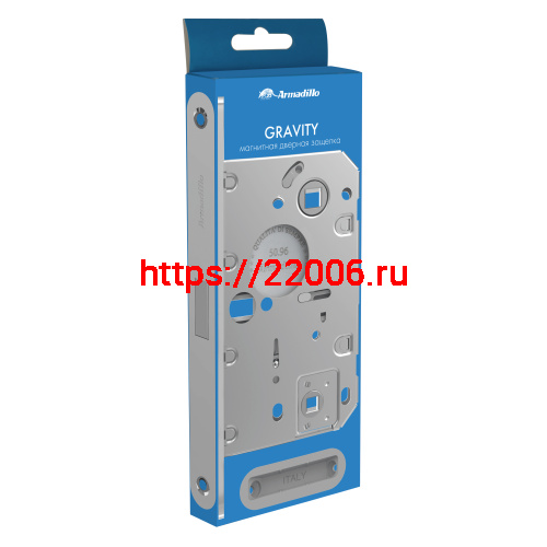 Магнитная Armadillo (Армадилло) защелка WC с ответной планкой GRAVITY G01.190.50.96 SN мат никель фото 2