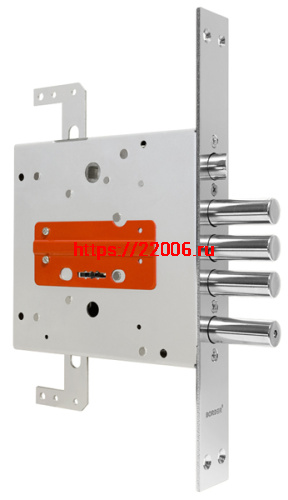 Замок Border (Бордер) врезной сувальдный с защёлкой ЗВ9-8 МК4Т/15 с тягами, 5 кл. /77741/
