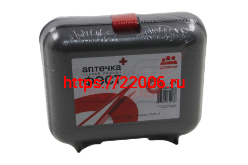 Аптечка автомобильная "Фест" №1 пластиковый футляр (набор №5) Аптечка автомобильная "Фест" №1 пластиковый футляр (набор №5)