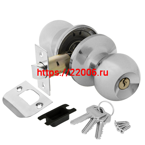 Ручка Ajax (Аякс) защелка DK682 CP-ET (6082 CP-E) (кл./фик.) хром Ручка Ajax (Аякс) защелка DK682 CP-ET (6082 CP-E) (кл./фик.) хром