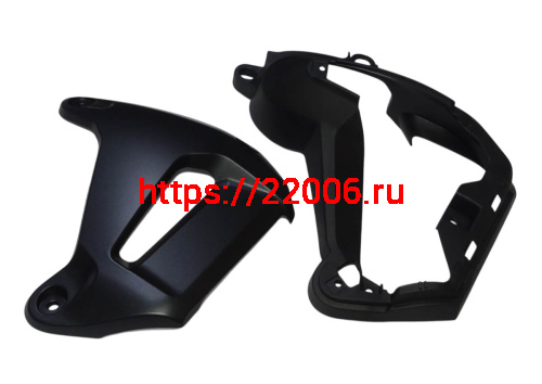 Облицовка бензобака HIRO 250 нижняя правая (T2BK025600C00100+T2BK010302A00113) Облицовка бензобака HIRO 250 нижняя правая (T2BK025600C00100+T2BK010302A00113)