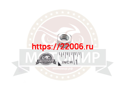 Гайка натяжителя цепи Иж (М7*1.0мм) Гайка натяжителя цепи Иж (М7*1.0мм)
