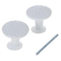 Ручка-кнопка veles (ВЕЛЕС) БУ (белый)