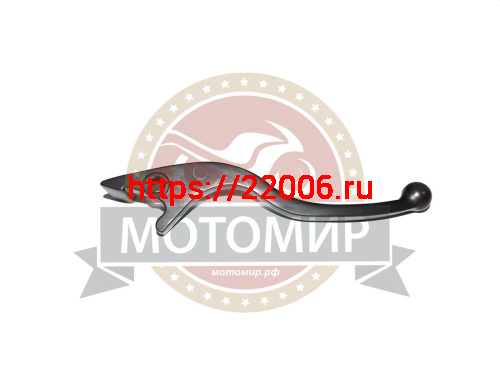 Рычаг тормоза гидравлического (рыбка)  голый, черный правый