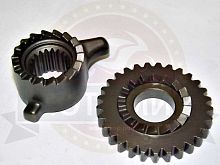 Храповик кикстартера CG125, 157FMI Хантер в сборе без шестерни и кикстартера