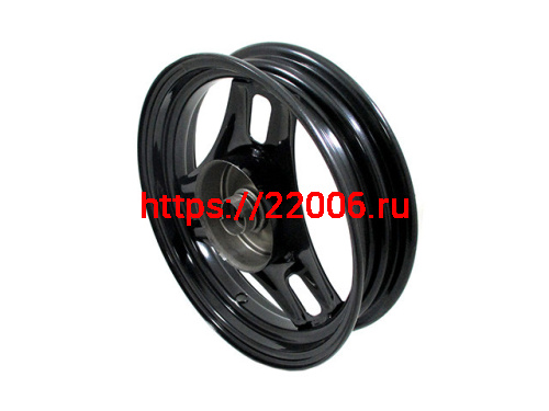 Диск колеса 10" Suzuki AD-50 передний, штампованный, барабанный тормоз