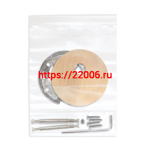 Накладка Fuaro (Фуаро) на шток цилиндра ESC.O.RLR/R.486 SSG-39 сатинированное золото (1шт.) фото 2 Накладка Fuaro (Фуаро) на шток цилиндра ESC.O.RLR/R.486 SSG-39 сатинированное золото (1шт.) фото 2