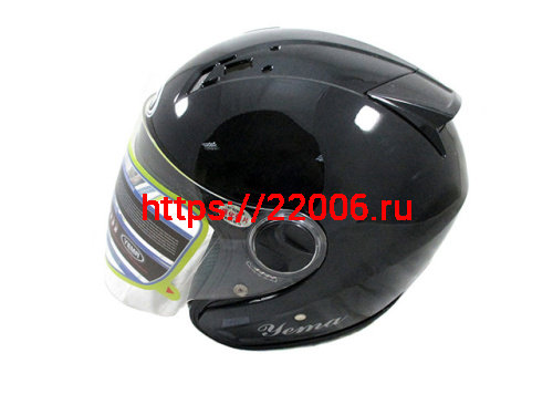Мотошлем YM-616 черный (XL) Мотошлем YM-616 черный (XL)